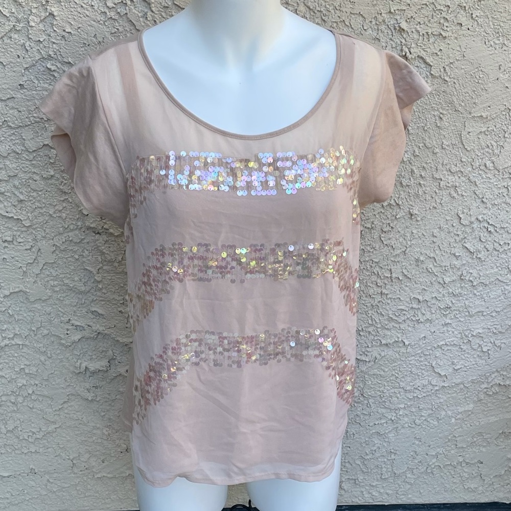 EXPRESS SEQUIN TOP